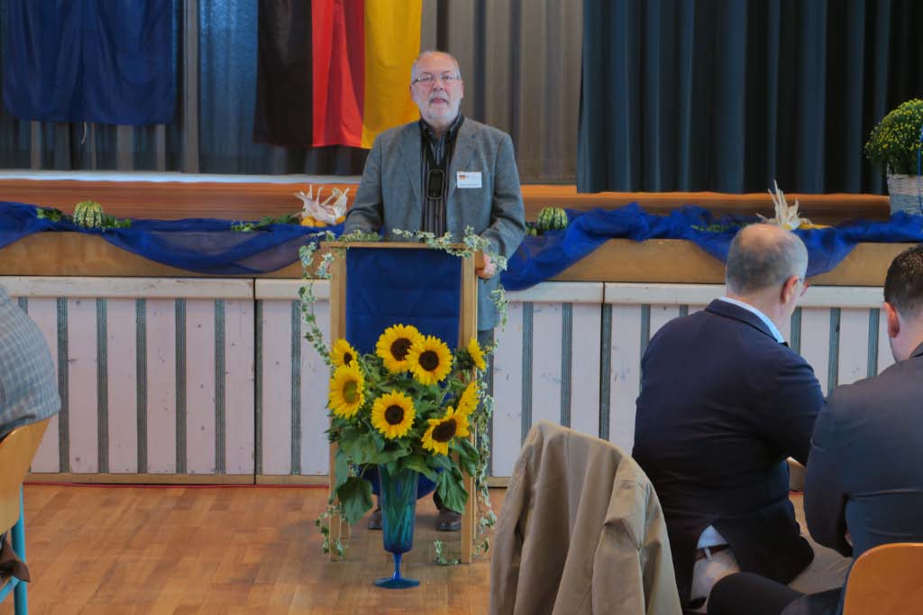 Openning by the President of the Partnerschip Association PVAH, Hans Herrmann