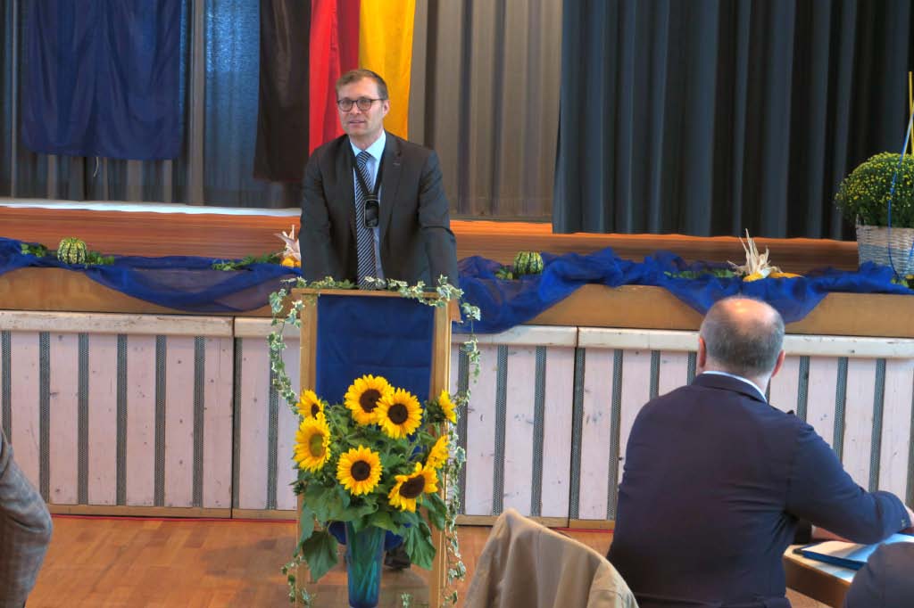 Greetings by the Mayor of Alsbach-Hähnlein, Sebastian Bubenzer